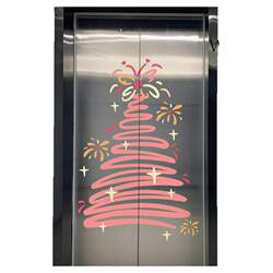 Atmospheric elevator entrance door decorative elevator stickers