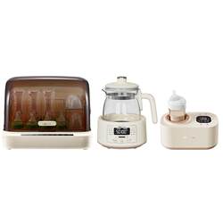 Bear all-glass thermostatic kettle feeding table three-piece set