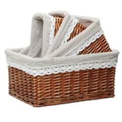 Yiran Home Storage Basket Rattan Dirty Clothing Basket