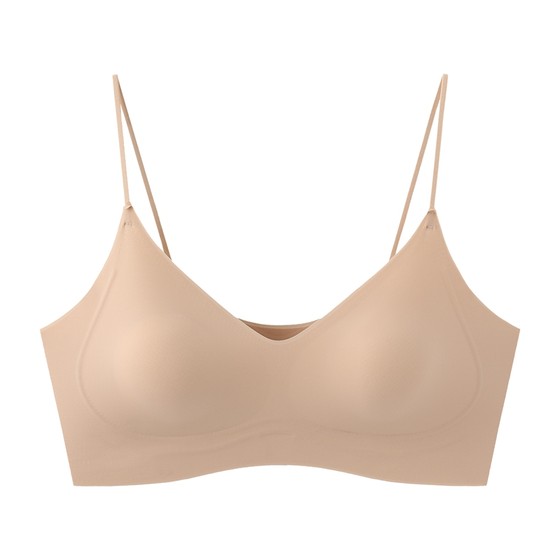 
[Ultra-thin liquid foundation] Invisible and traceless! Women's spaghetti strap underwear, large neckline, small breasts, tank top bra