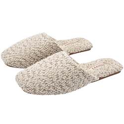 Teddy loop velvet warm premium velvet feel cotton slippers