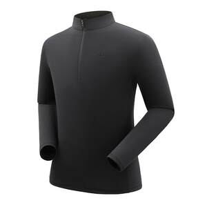 
Pathfinder Solona sports moisture-absorbent quick-drying clothing men's spring and summer outdoor casual half-platform stand-up collar long-sleeved T-shirt