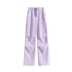 
Baleno sun protection cool wide-leg overalls for women summer new thin paratrooper pants women's casual sports pants Q