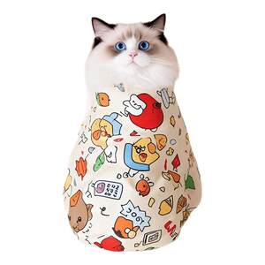 Self-adhesive pack of cat towels for preventing bites and bathing, nails, binding pet magic tricks and fixing cloth artifact