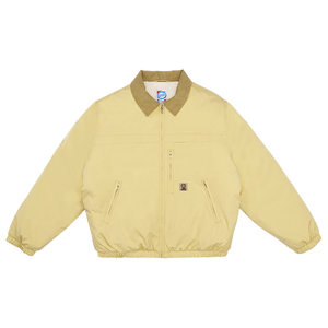 UHUZZ 24AW thermos layered cotton jacket lapel jacket loose silhouette casual warm jacket men and women couple cotton jacket winter
