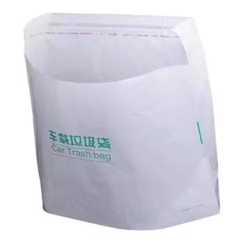 Car garbage bag self-standing stick-on car goodies