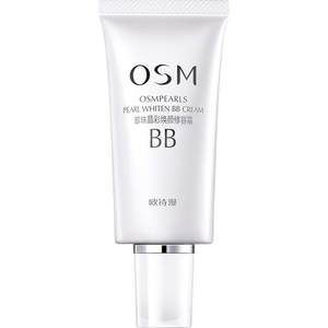 欧诗漫BB霜珍珠白晶彩焕颜修容霜隔离保湿裸妆遮瑕粉底液女旗舰店