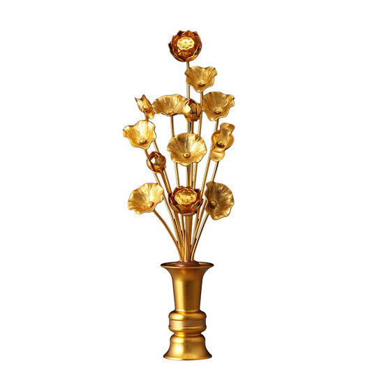 【激レア!】Gilt Buddha Perpetual Faces Vase 壺 激レア!】Gilt Buddha Perpetual Faces Vase 壺