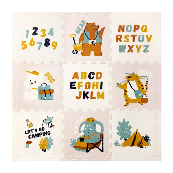 babycare baby crawling mat splicing thickened household baby formaldehyde-free living room crawling mat children's floor mat