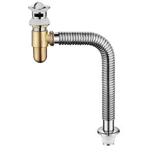 
Bathroom washbasin drain set side discharge anti-odor drainage pipe stainless steel accessories washbasin basin complete set