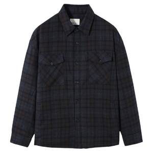 
Liushi Men's Autumn Loose Plaid Jacket Cotton Clothes 2026 Spring New Fashion Thick Shirt Jacket Men's Style