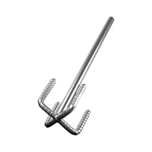 
Rhinestone mixing rod dusting rod Shuangshan rebar steel bricklayer electric hammer mason turning mortar putty electric dust mixing artifact