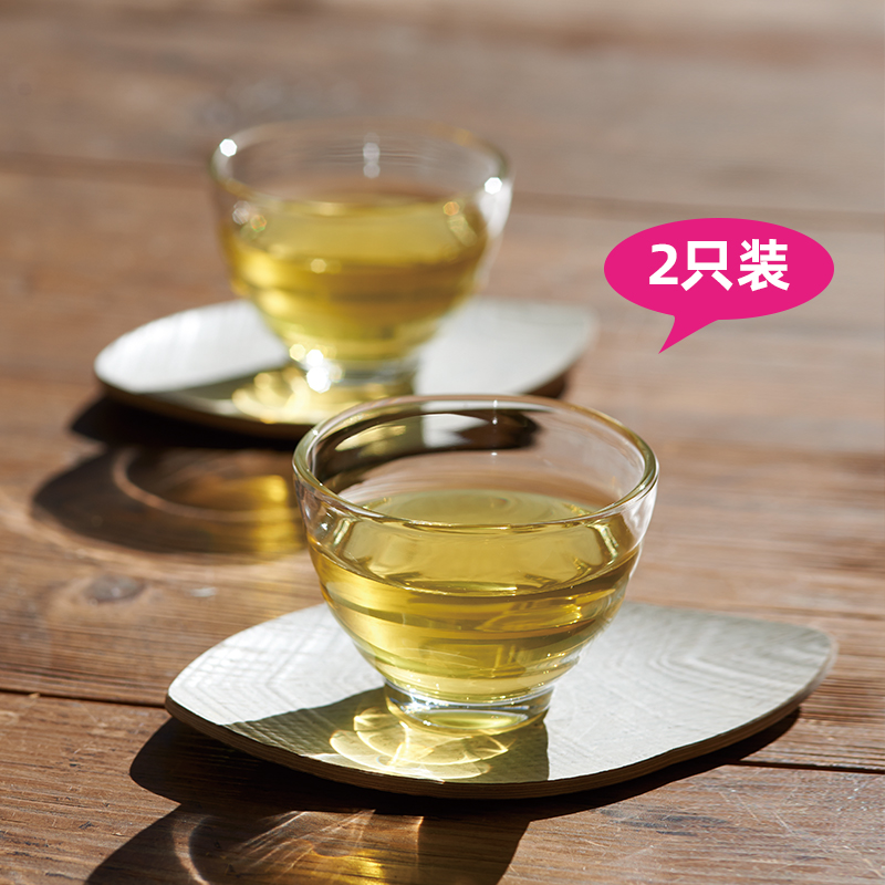 HARIO日本耐热玻璃杯加厚创意咖啡杯茶杯冷水杯家用酒水杯HU