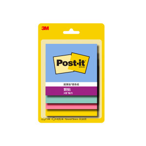 
[Color Story] American 3M Post-It Notes are sticky for students to use N times to post stationery for women, simple Post-it notes, post-it notes, tear-off notes, office supplies, notebook flagship store