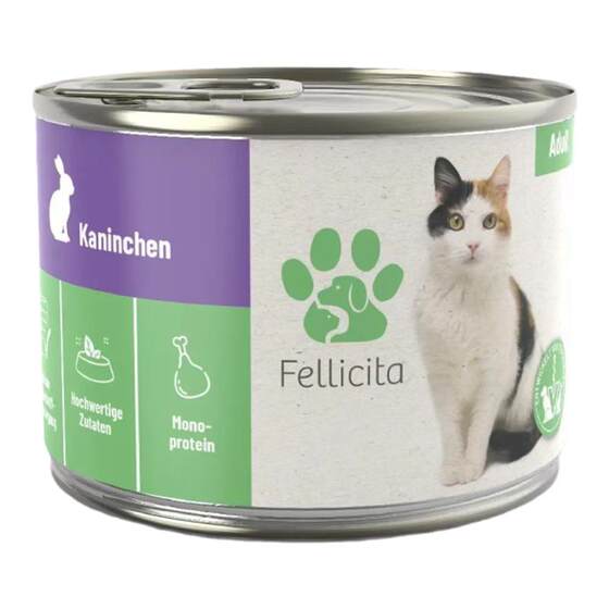 
[Anti-counterfeiting can be checked] A full can of German Fellicita hypoallergenic adult cat wet food fattening staple food can 200g