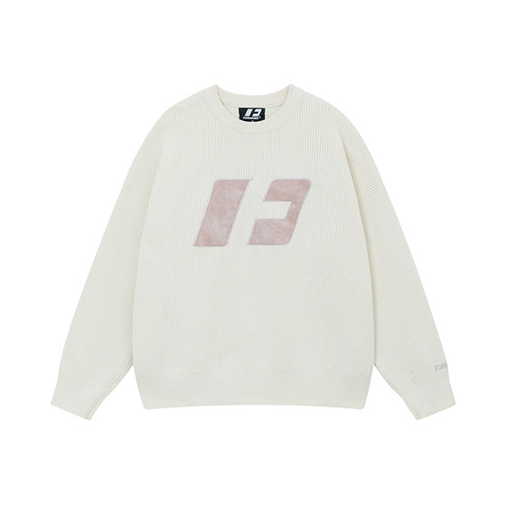 FORNINES round neck casual sweater for men and women loose inner knitted sweaters autumn and winter trendy brand thread couple base shirt