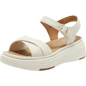 
Bata fashion sandals women's quarter mall new versatile sheepskin thick-soled one-strap sandals UDX29BL5