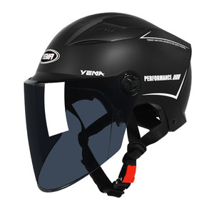 
Mustang 3C certified helmet for men's electric car for women four seasons lightweight safety helmet motorcycle summer sun protection semi-helmet