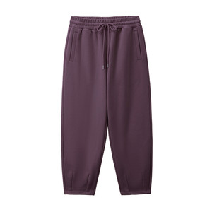 
GC new knitted sweatpants men's inner fleece casual pants pleated legs elastic waist sports pants 12115050