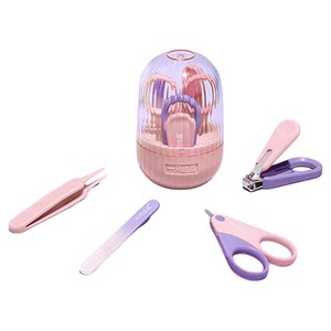 
October Crystal Baby Nail Clipper Set Newborn Baby Care Tool Anti-Pinch Nail Clipper Artifact