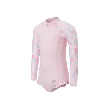 Speedo/Spear Tao Girls Long Sleeve Conjusational Swimsuit
