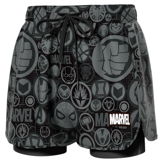 
Marvel swimming trunks men's men's adult youth hot spring bathing suit double layer anti-embarrassment boxer 2026 new style