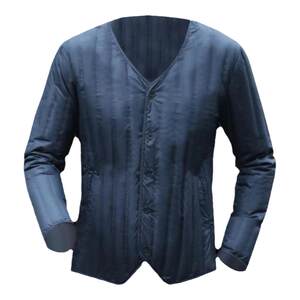 
Down-lined men's winter suit, slim and light, thickened thermal pants for middle-aged and elderly men, large size tops, down jackets worn underneath