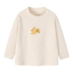 
Mini Balabala baby baby boy and girl long-sleeved T-shirt winter new joint half turtleneck bottoming shirt