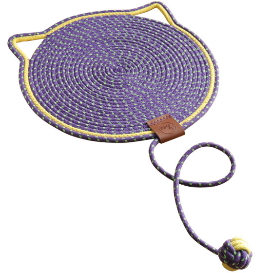 The new net red woven cotton rope cat scratching the cushion self -hee ball, sleeping cushion, water washing claw artifact, no residue