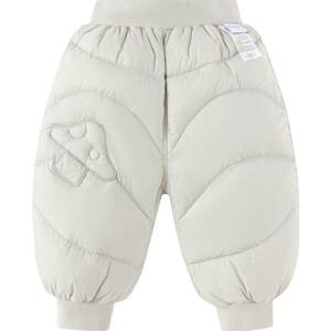 
Balabala children's down pants for boys and girls trousers for winter warm pants for fashionable and fashionable plush children's clothing thickened casual