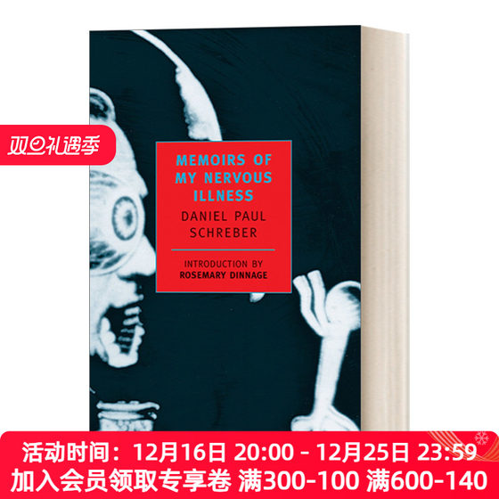 英文原版 Memoirs of My Nervous Illness 我的神经病回忆录 Daniel Paul Schreber丹尼尔·保罗·史瑞伯 英文版 进口英语原版书籍