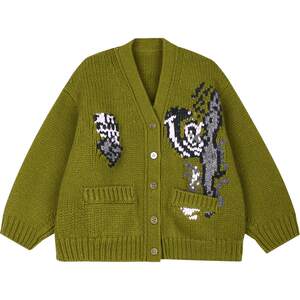 
Jiangnan Buyi children's clothing autumn and winter sweater cardigan jacket knitted V-neck warm boys and girls jnbybyjnby