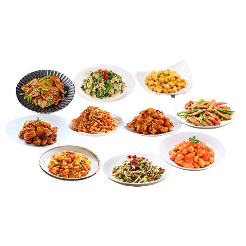 Wei Zhixiang Semi-Finished Dishes, 8-Course Set Meal, Family Stir-Fried ...
