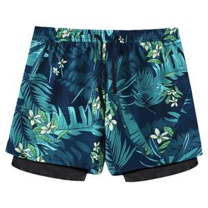 Swimming trunks men's swimming trunks swimming cap swimming goggles hot spring embarrassment-proof quick-drying beach pants men's swimming equipment