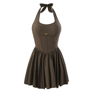 
Hot Coco Youth Qi 2023 new one-piece dress conservative slimming original unique high-end female swimsuit