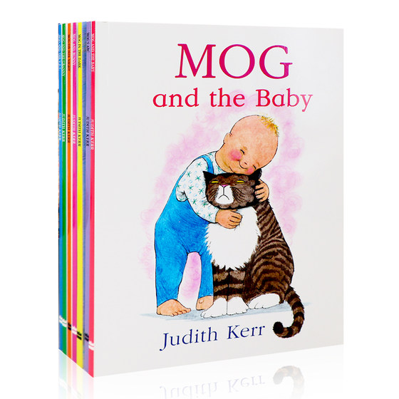 小猫莫格8册 Mog and the baby 英文原版绘本 老虎来喝下午茶同作者Judith Kerr 英语启蒙图画故事书 儿童读物