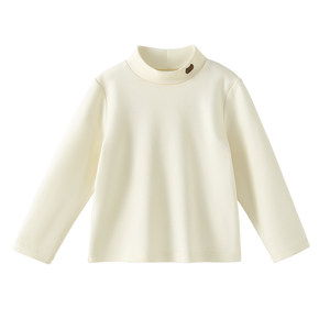 
Betis children's bottoming shirt baby warm top with long sleeves autumn and winter boys and girls half turtleneck T-shirt category a