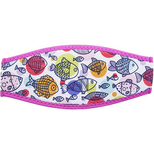 Submarine hydrophilic diving noodle mirror with contrasting pattern adult men and women's anti -entangled hair hairstyle care strap comfortable to protect hair
