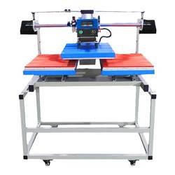 Garment upper and lower heat embossing machine, fabric concave and convex heat transfer and peeling glue, 3D three-dimensional printing machine, press garment, pneumatic hot press ironing drill machine