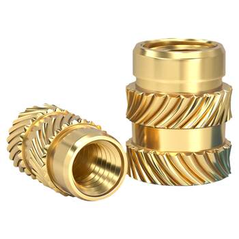 
[Hot sold in the entire network] Brass earth eight hot melt nut