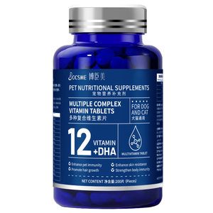 
Vitamin B supplement for cats, multivitamin complex tablets for dogs with tear stained pets