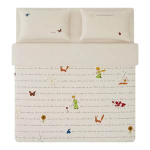 tbh Brutalist Home Little Prince Loves Earth Series Cotton Furry Four-Piece Set Printed Embroidery Pure Cotton Set