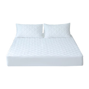 
Six-sided all-inclusive zipper thickened quilted bed sheet single piece Class A cotton white RV home washable bedspread customization
