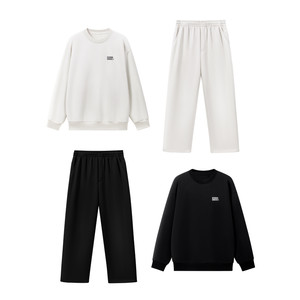 
Film and television hurricane sweatshirt and sweatpants suit STORMCREW round neck casual home comfort spring long-sleeved male couple