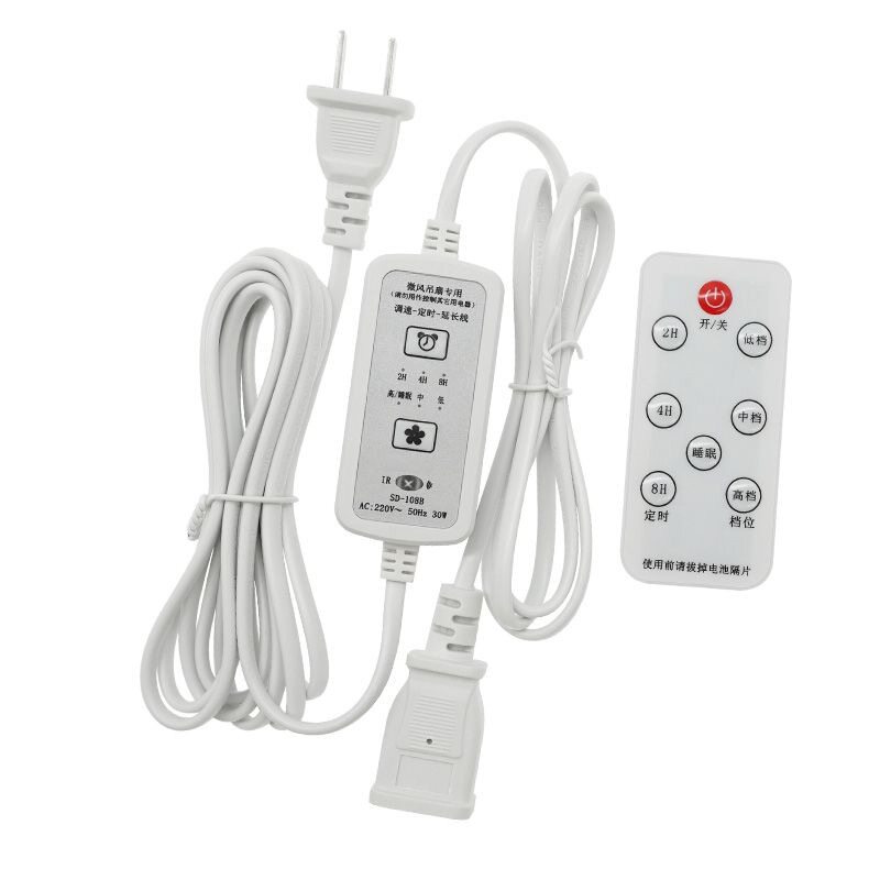 Kit Télécommande Pour Ventilateur De Plafond - Contrôle 6 Vitesses, Surveillance Batterie, Réglage Fréquence - Pour Chambre, Salon