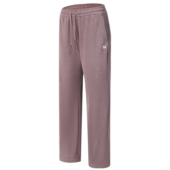 
FILA Official Women's Knitted Pants 2026 Spring Festival New Fitness Sports Simple Loose Flared Pants