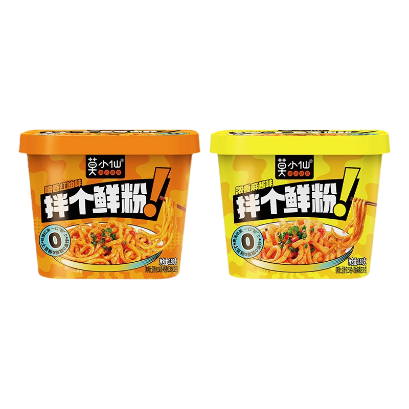 莫小仙浓香麻酱红油拌粉速食鲜粉土豆粉