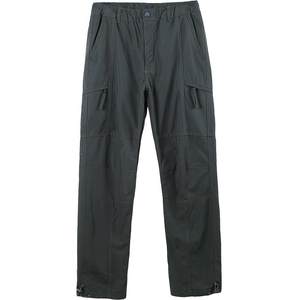 Winter velvet worker pants men's loose and thick tide brand large -size straight tube multi -pocket warm outdoor sports casual pants