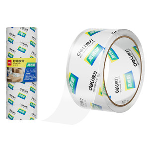 Deli box sealing tape high transparent express strong adhesive tape supermarket tape transparent tape packaging tape