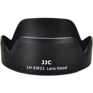 JJC is suitable for Canon RF-S 18-45 hood EF-M 15-45mm lens R50 R10 R100 M50II M5 M6II M200 mirrorless camera accessories to replace EW-53